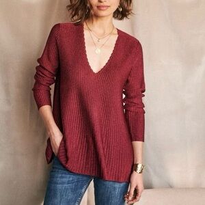 Sezane Ernestine open back sweater